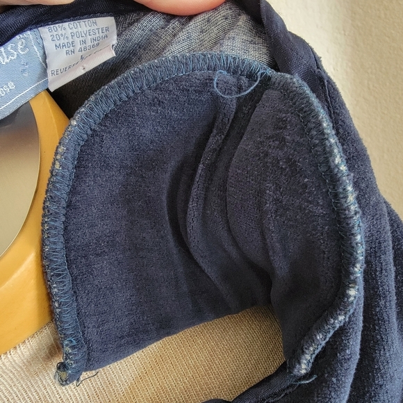 Vintage Country Tease Cropped Western Velvet Jacket SZ L - Picture 7 of 7